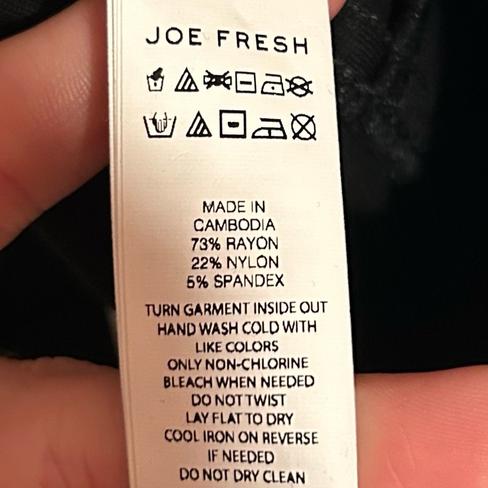 NWT Joe Fresh Black Pants - Picture 10 of 11